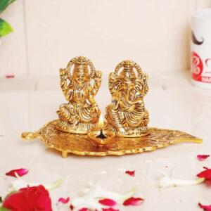 VYOM CURATIONS Precious Items GDK- AL- 033 5 in × 2 in × 3.5 in White Metal