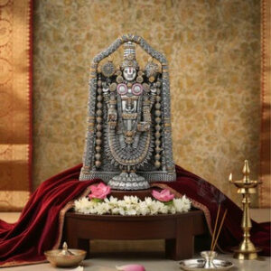 VYOM CURATIONS Precious Items GDK- AL- 039 6 In × 4 In × 10 In Polyresin & Copper