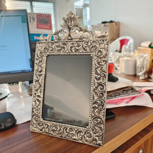 VYOM CURATIONS Precious Items MRF- AL- 046 15 In x 9 In Aluminium